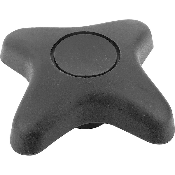 Kipp Palm Grip D=M08 D1=51 H=22, Form:K Thermoplastic, Soft, Comp:Steel K0613.5108 - main